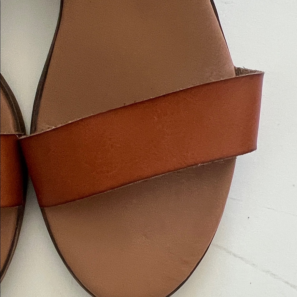 Rock & Candy Brown Leather Ninah Double-Strap Ankle Sandals by Zigi - Picture 4 of 12